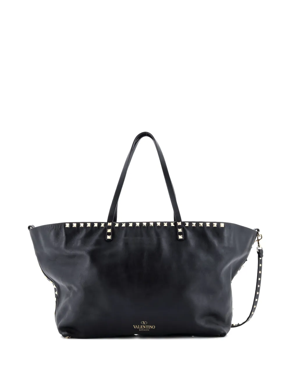 Valentino Garavani Pre-Owned Rockstud Easy Leather Large tote bag - Nero