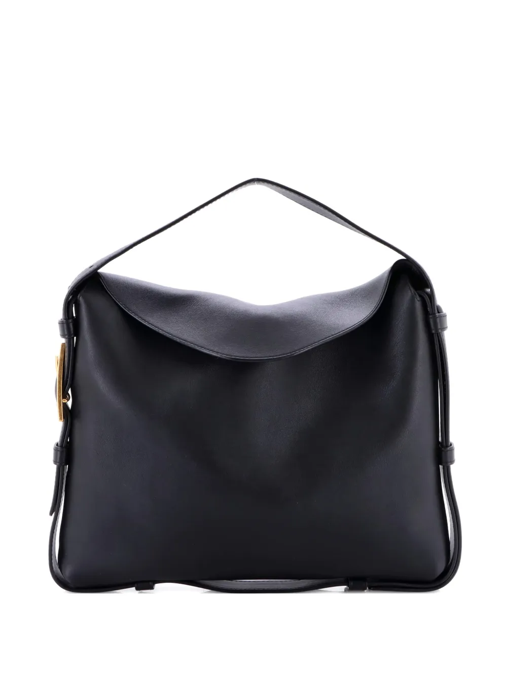 Bottega Veneta Pre-Owned Cradle Shoulder Bag Leather Medium hobo bag - Nero