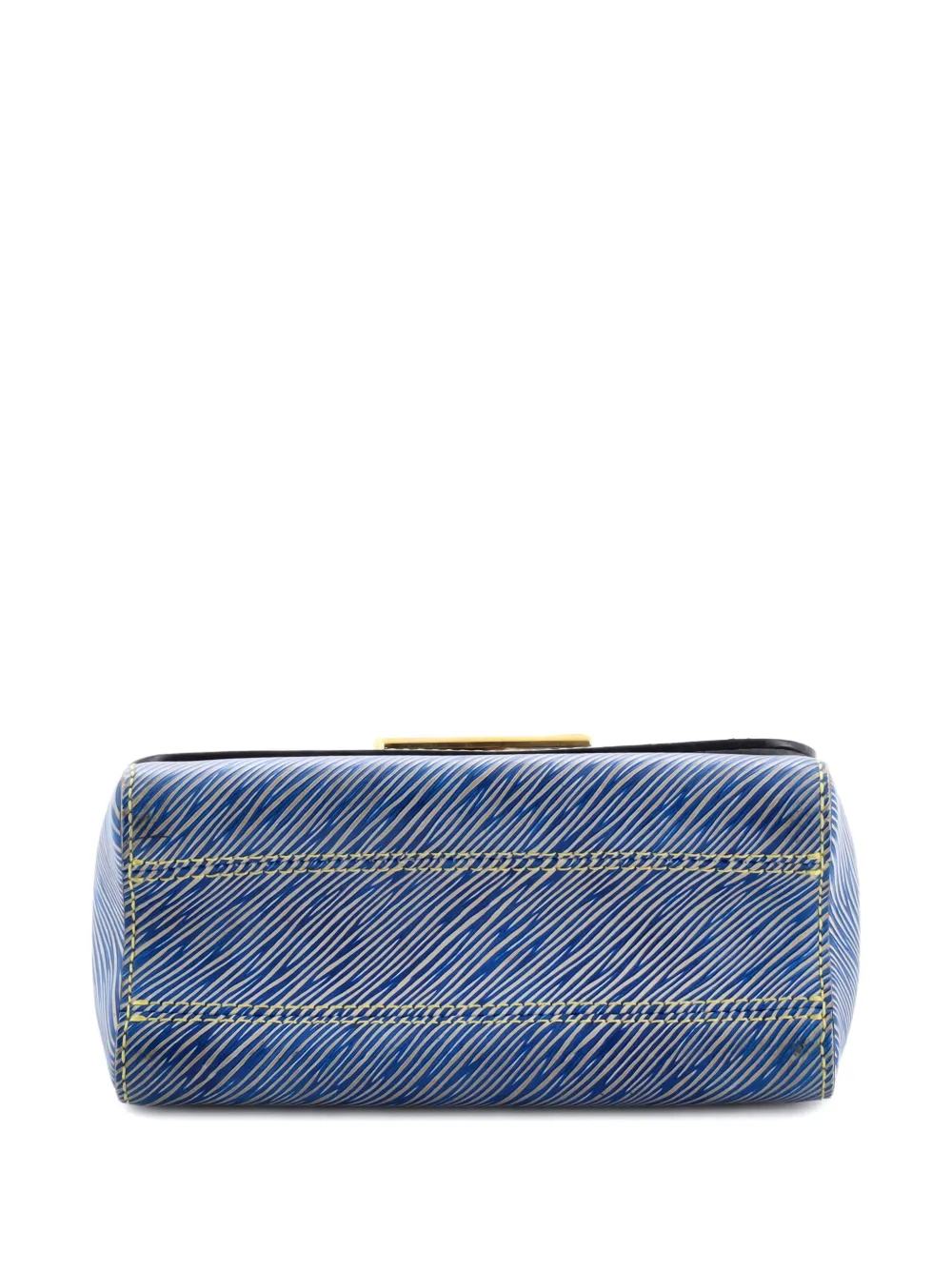 Pre-owned Louis Vuitton Twist Convertible Handbag Epi Leather Pm Shoulder Bag In Blue