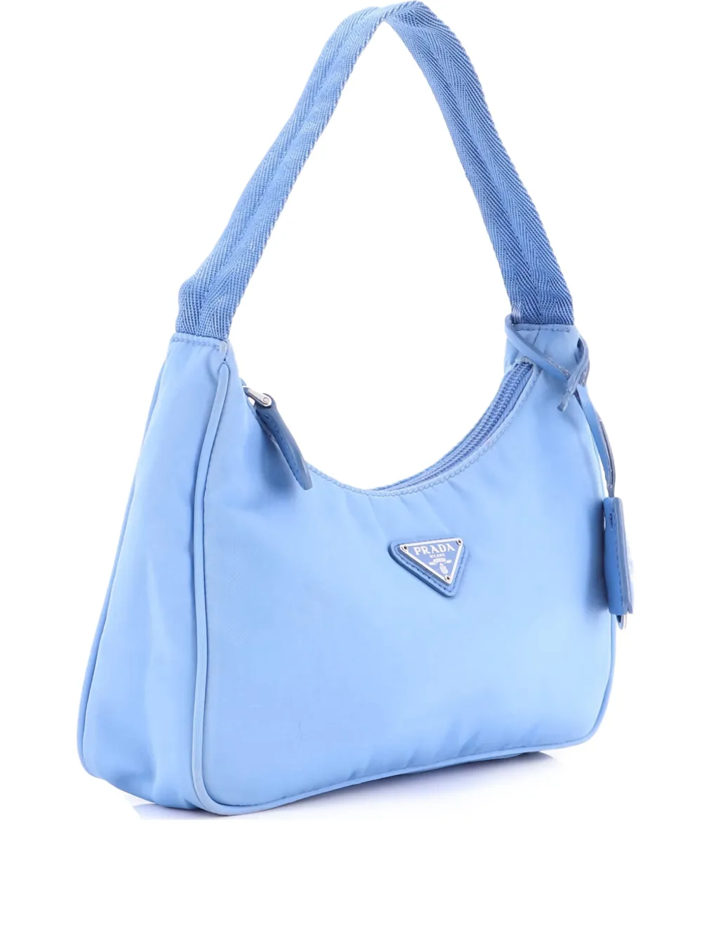 Prada Pre-Owned Re-Edition 2000 Tessuto Mini hobo bag | Blue | Image 1