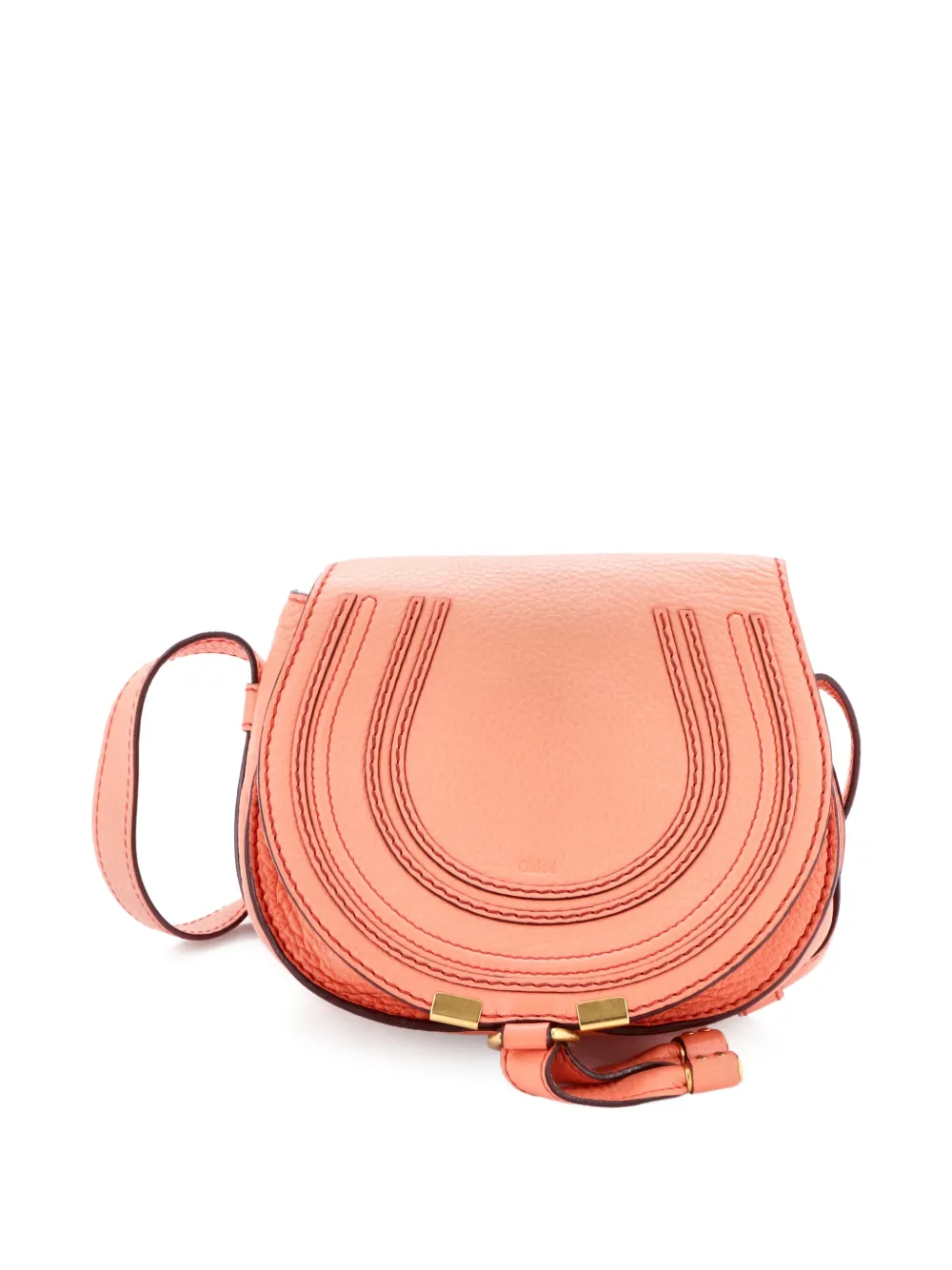 Chloé Pre-Owned Marcie Leather Mini crossbody bag - Rosa