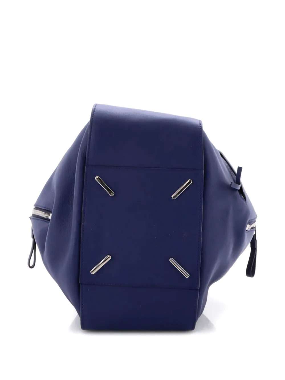 Pre-owned Loewe Hammock Bag Leather Small Shoulder Bag In Blue