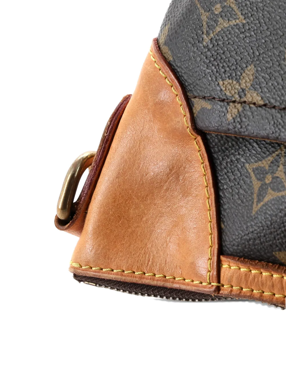 Pre-owned Louis Vuitton Odeon Handbag Monogram Canvas Mm Crossbody Bag In Brown