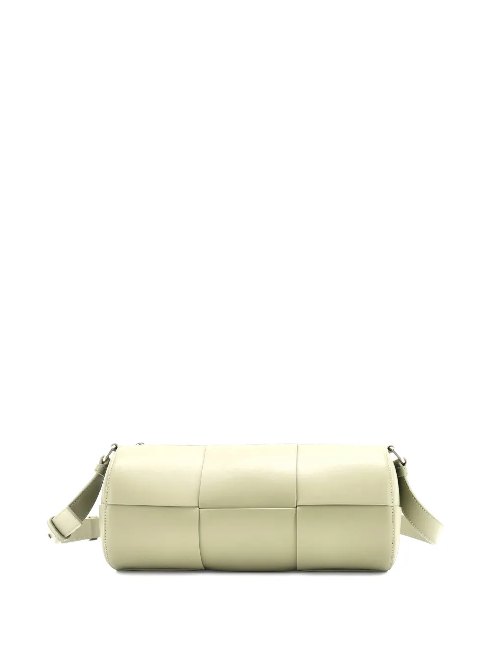 Pre-owned Bottega Veneta Canette Maxi Intrecciato Leather Medium Crossbody Bag In Green