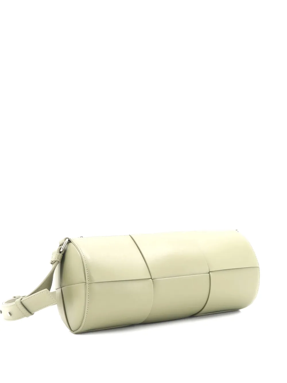 Pre-owned Bottega Veneta Canette Maxi Intrecciato Leather Medium Crossbody Bag In Green