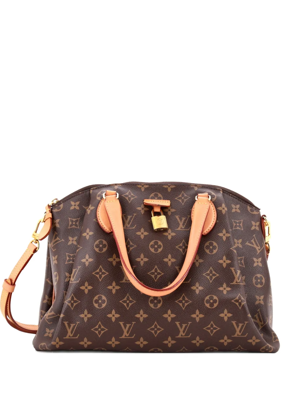 Louis Vuitton Pre-Owned Rivoli Handbag Monogram Canvas MM satchel - Marrone