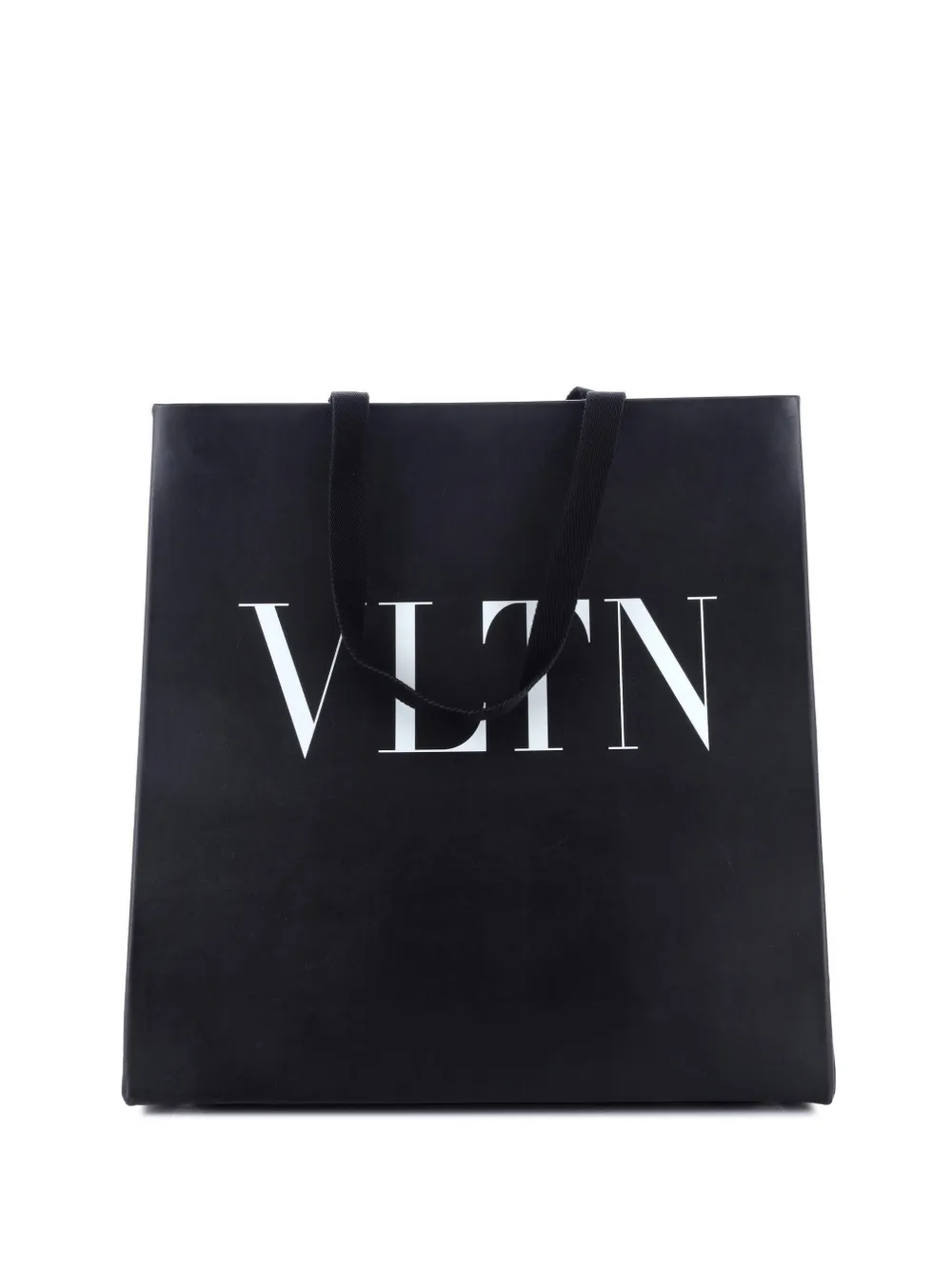 Valentino Garavani Pre-Owned VLTN Magnetic Shopper Leather Medium tote bag - Nero