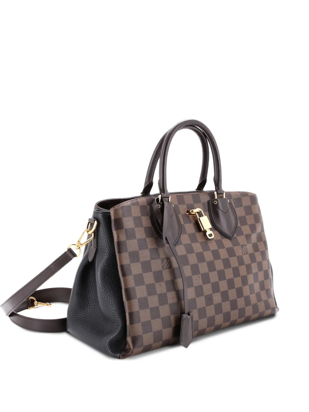 Louis Vuitton Pre-Owned Normandy Handbag Damier and Leather satchel - Nero