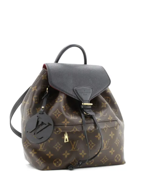 Louis Vuitton Pre-Owned Montsouris NM Monogram Canvas with Leather PM backpack