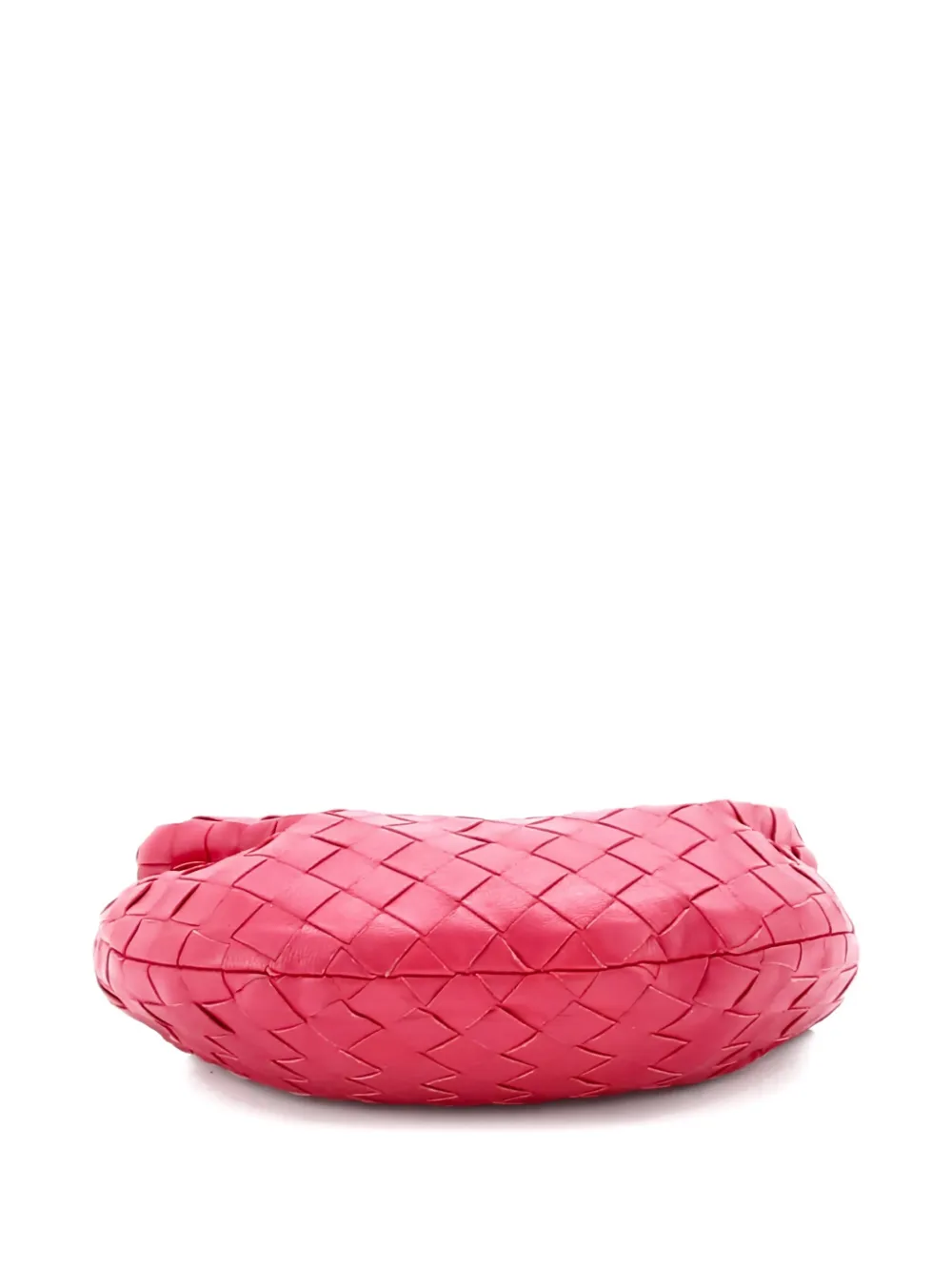 Pre-owned Bottega Veneta Bv Jodie Intrecciato Nappa Mini Hobo Bag In Pink