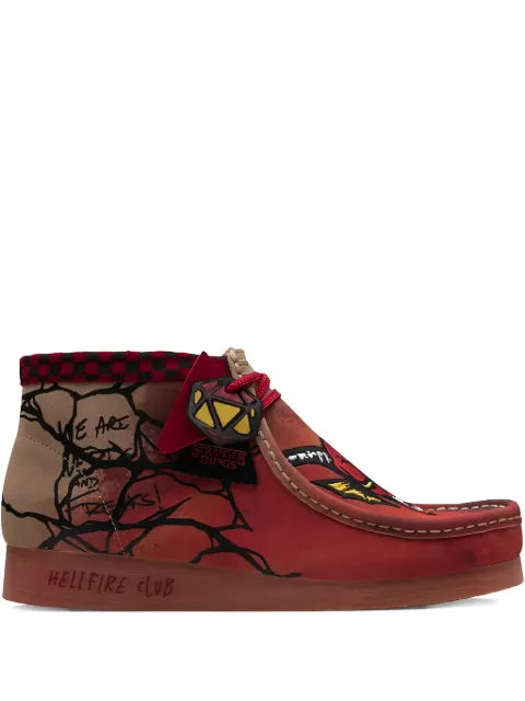 Clarks Originals x Stranger Things Wallabee graphic lace-up shoes