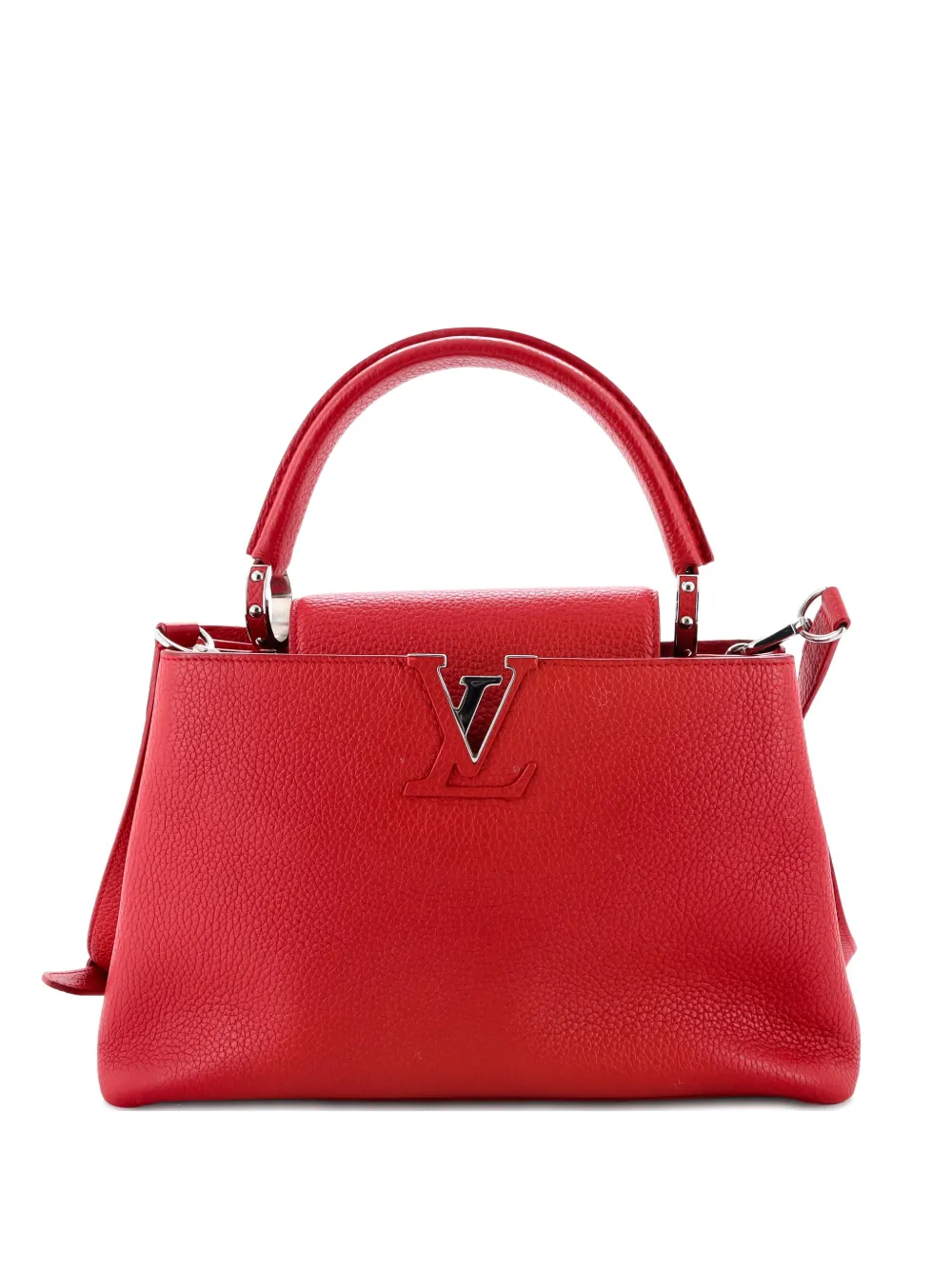Louis Vuitton Pre-Owned Capucines Bag Leather PM satchel - Rosso