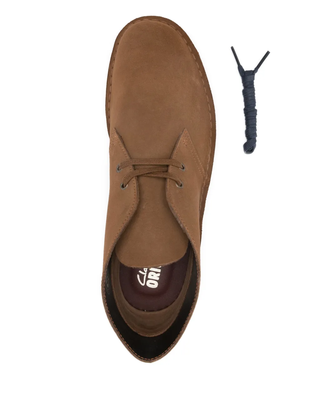 Clarks Originals Suède desert boots Bruin