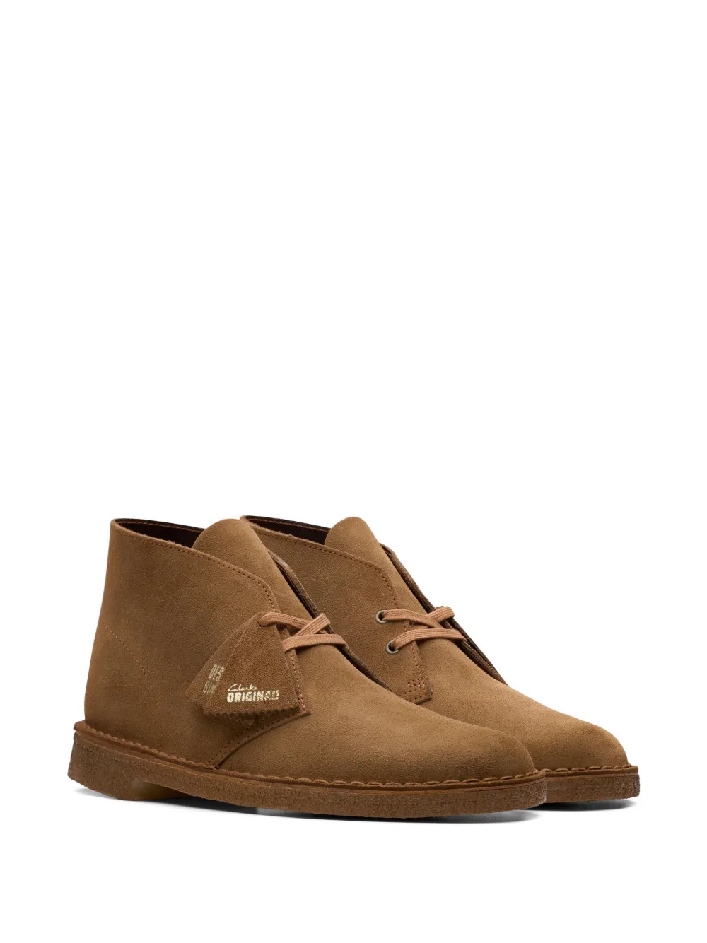 Clarks Originals Suède desert boots Bruin