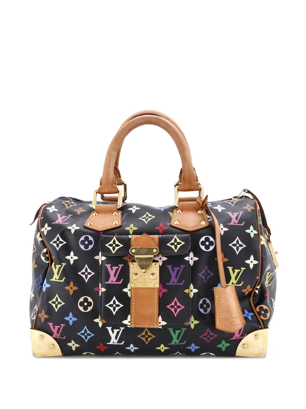 Louis Vuitton Pre-Owned Speedy Handbag Monogram Multicolor 30 satchel - Nero