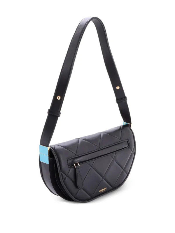 Burberry Pre-Owned オリンピア ショルダーバッグ S | ブラック