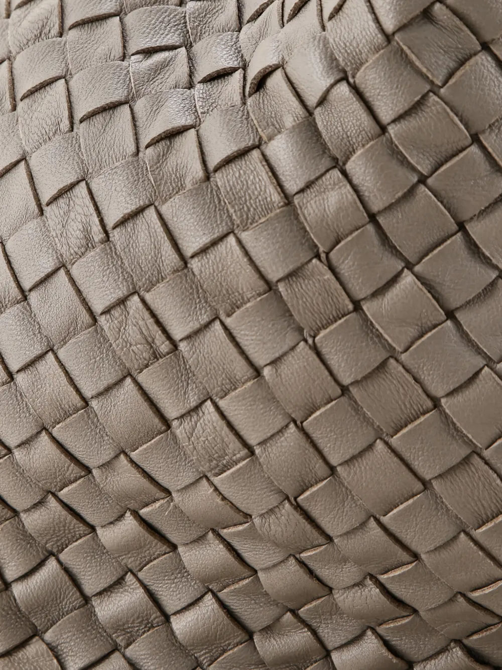 Pre-owned Bottega Veneta A-shape Intrecciato Nappa Large Tote Bag In Neutral