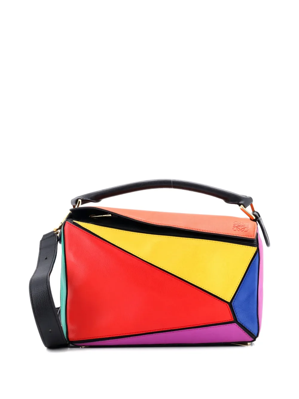 Loewe Pre-Owned Puzzle Bag Leather Small satchel | Multicolour | Image 1