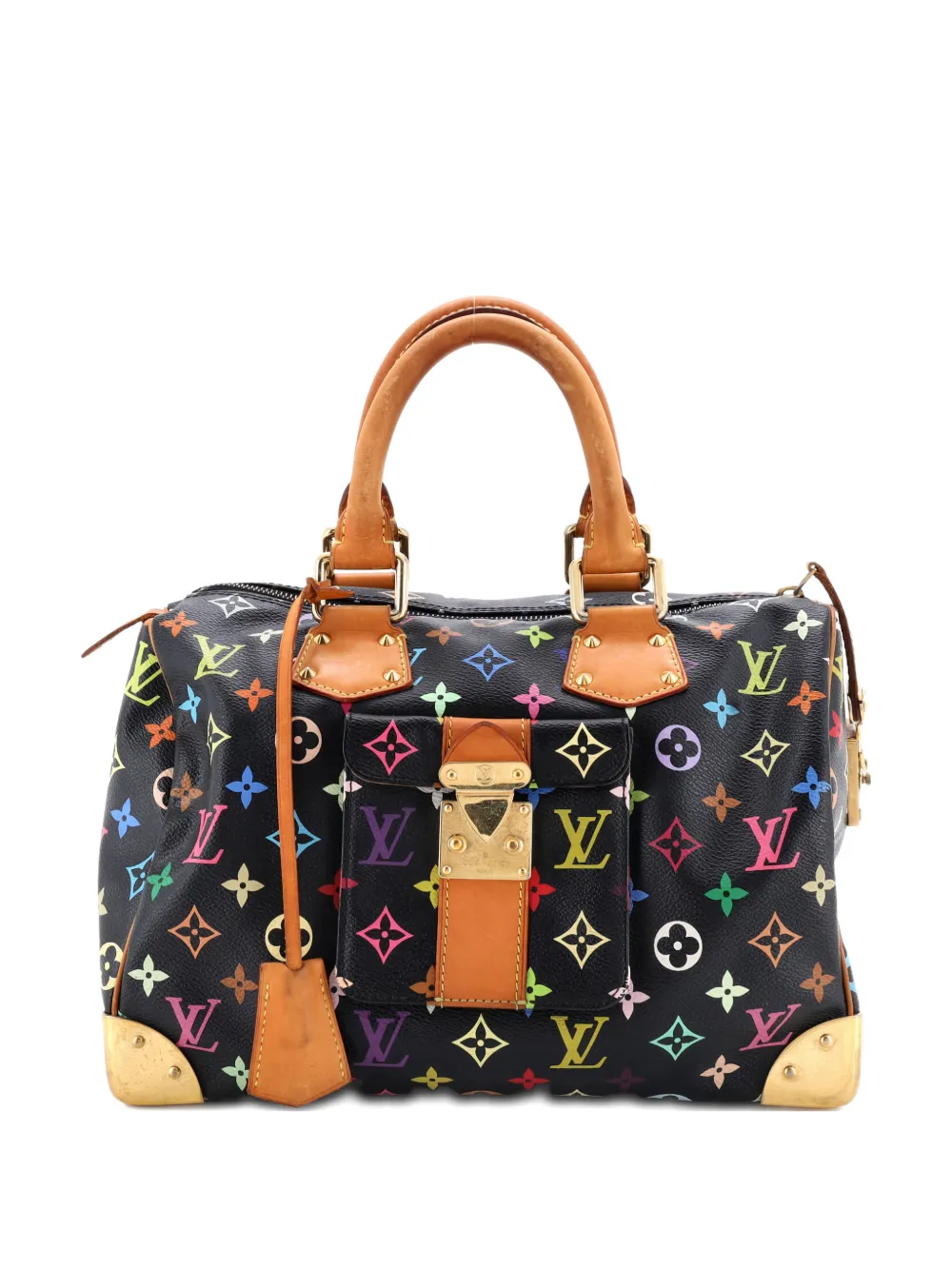 Louis Vuitton Pre-Owned Speedy Handbag Monogram Multicolor 30 satchel - Nero