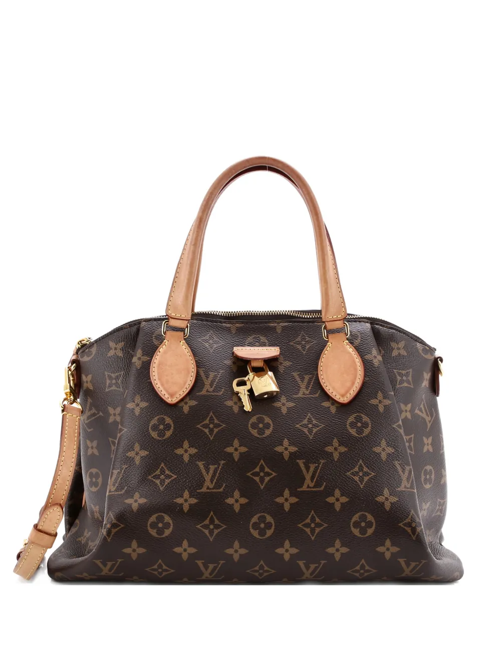 Louis Vuitton Pre-Owned Rivoli Handbag Monogram Canvas MM satchel - Marrone