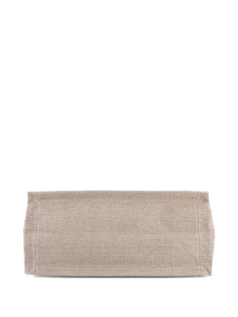 SAINT LAURENT Pre-owned Rive Gauche Shopper Canvas Small Tote Bag In Neutral