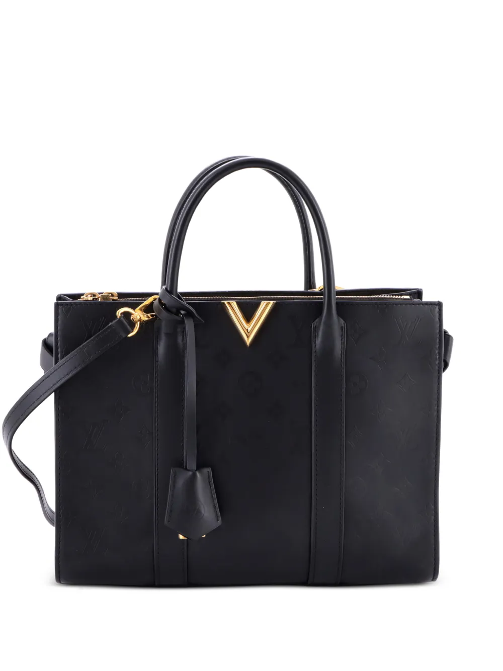 Louis Vuitton Pre-Owned Very Monogram Leather MM tote bag - Nero