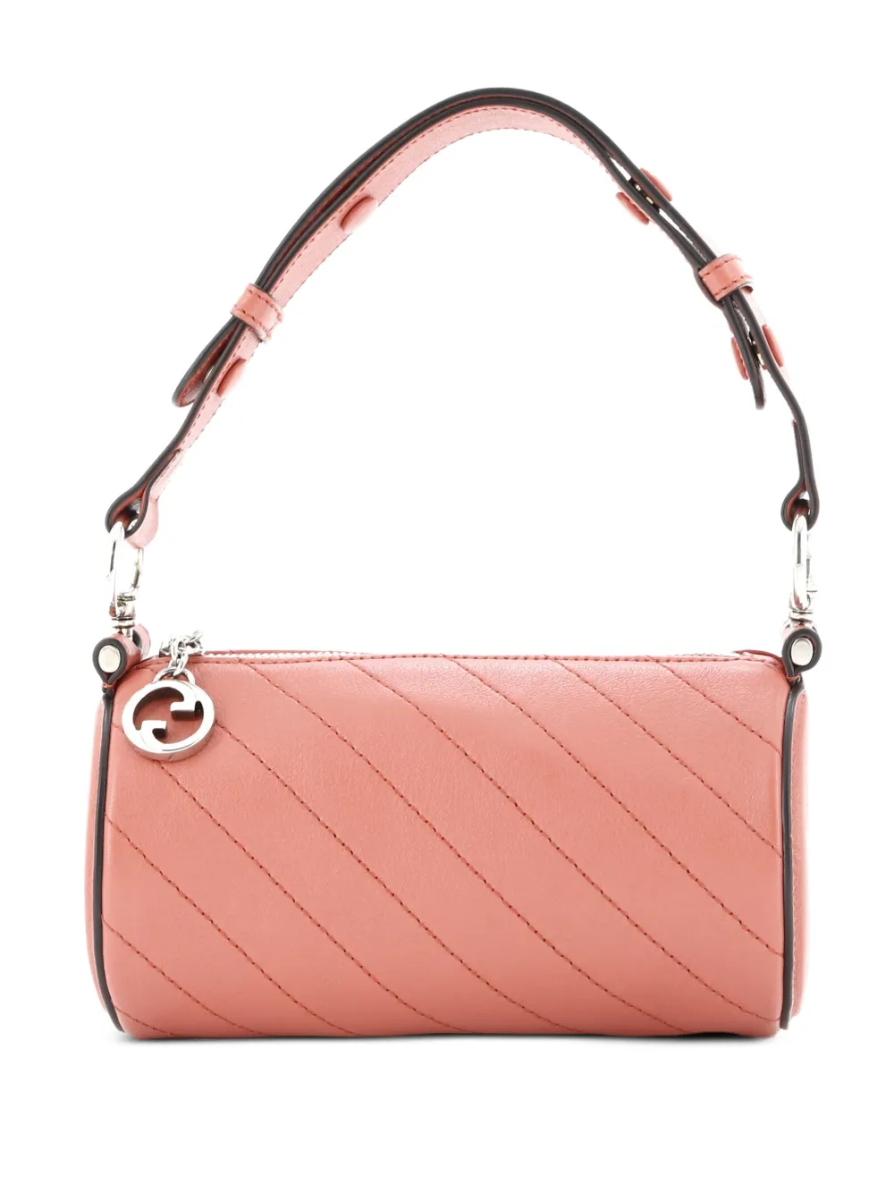 Gucci Pre-Owned Blondie Diagonal Quilted Leather Mini shoulder bag - Rosa