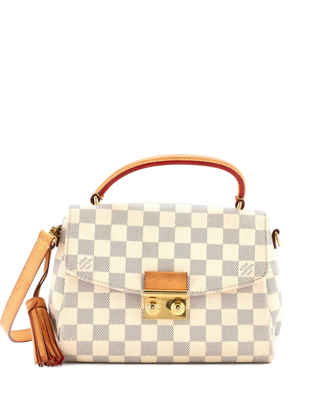 Louis Vuitton Pre-Owned Croisette Handbag Damier crossbody bag - Bianco