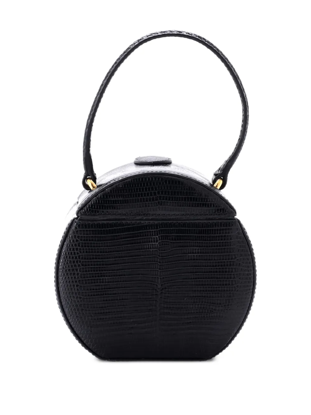 Celine Pre-Owned Round Box Bag Lizard satchel | Pre-Owned | Image 2