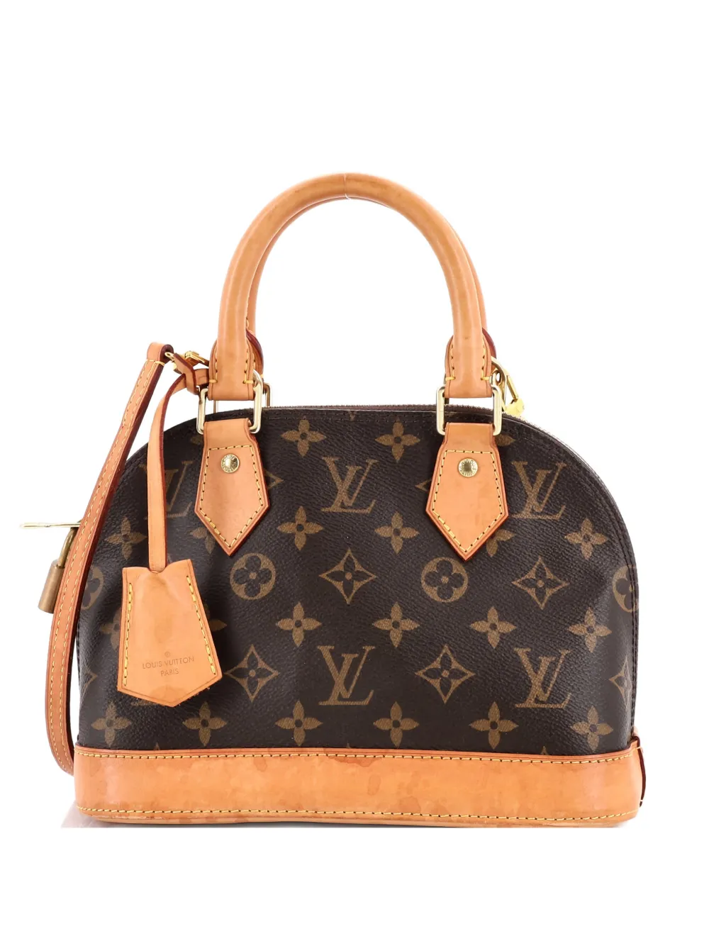 Louis Vuitton Pre-Owned Alma Handbag Monogram Canvas BB crossbody bag - Marrone