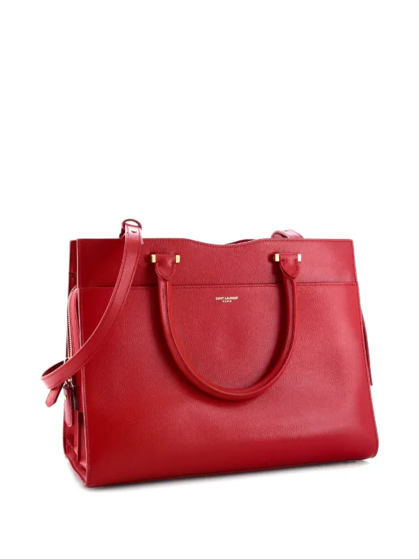 Saint Laurent Pre-Owned アップタウン ハンドバッグ M | レッド 