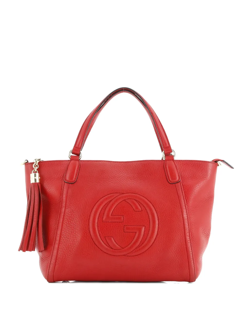 Gucci Pre-Owned Soho Convertible Top Handle Bag Leather Small satchel - Rosso
