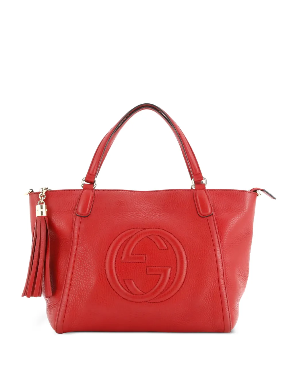 Gucci Pre-Owned Soho Convertible Top Handle Bag Leather Small satchel - Rosso