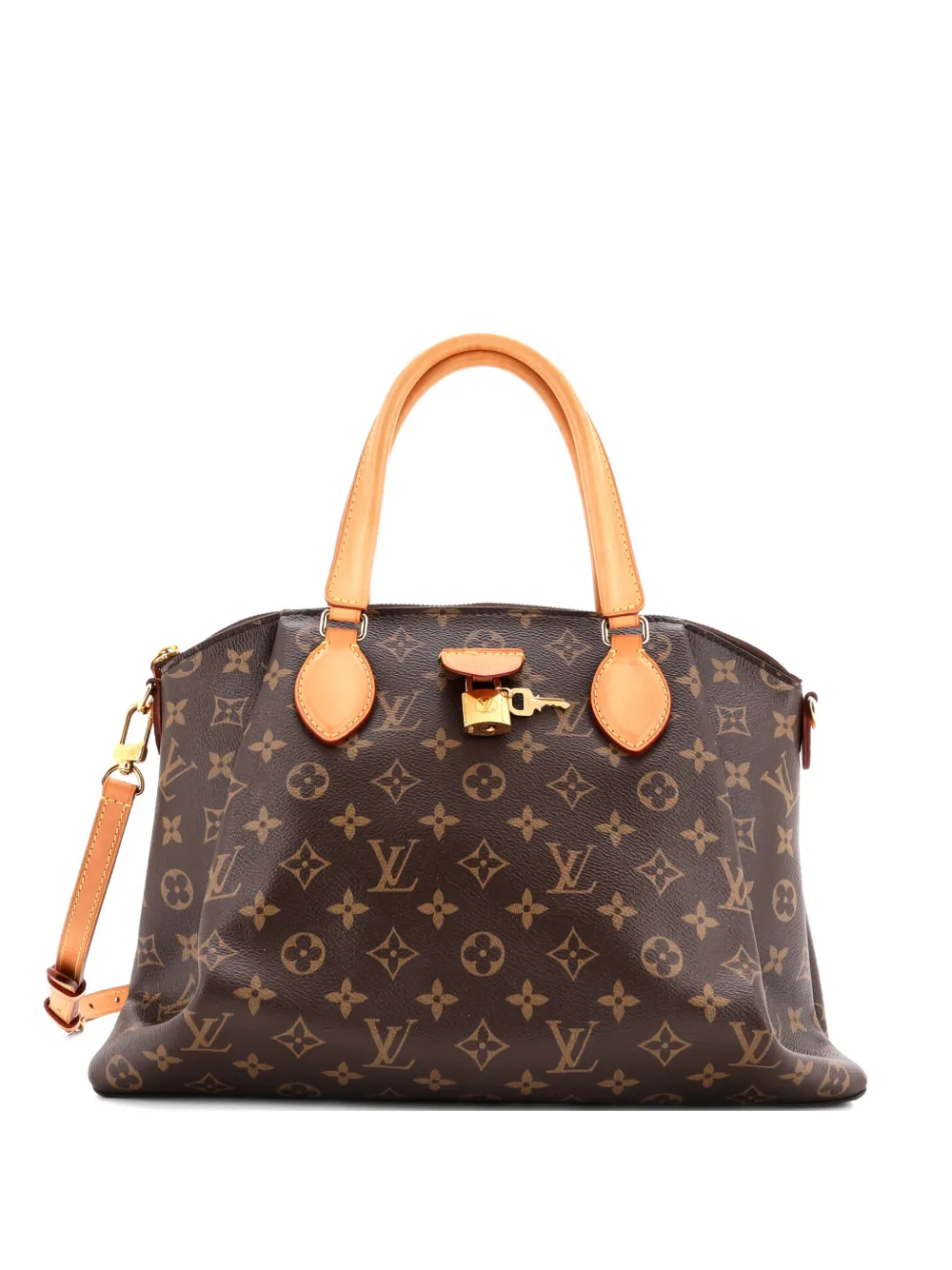 Louis Vuitton Pre-Owned Rivoli Handbag Monogram Canvas MM satchel - Marrone