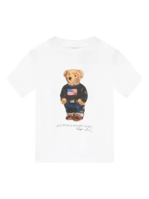 POLO RALPH LAUREN KIDS ポロベア グラフィック Tシャツ | ホワイト