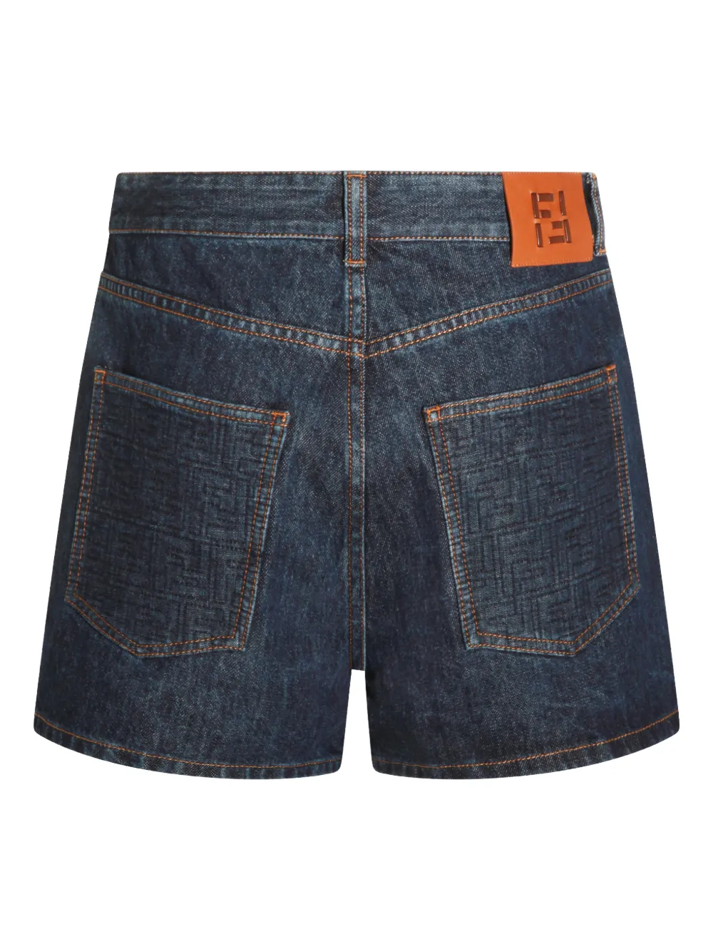 FENDI Short jeans com patch de logo | Shorts | Image 2