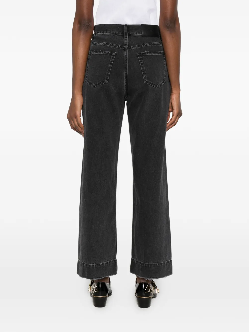 Chloé Jeans met opgestikte zak Zwart