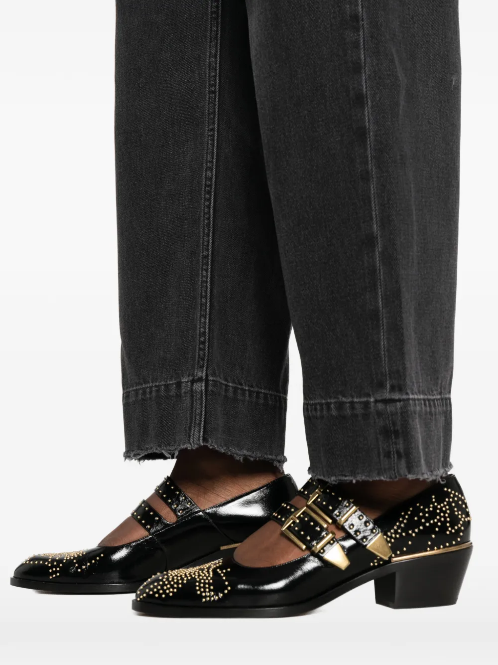 Chloé Jeans met opgestikte zak Zwart