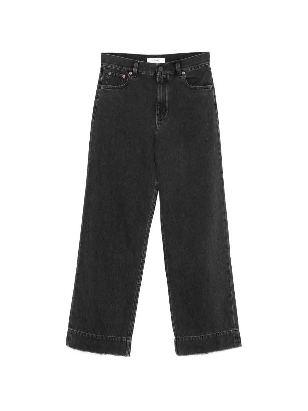 Chloé patch-pocket jeans - Nero