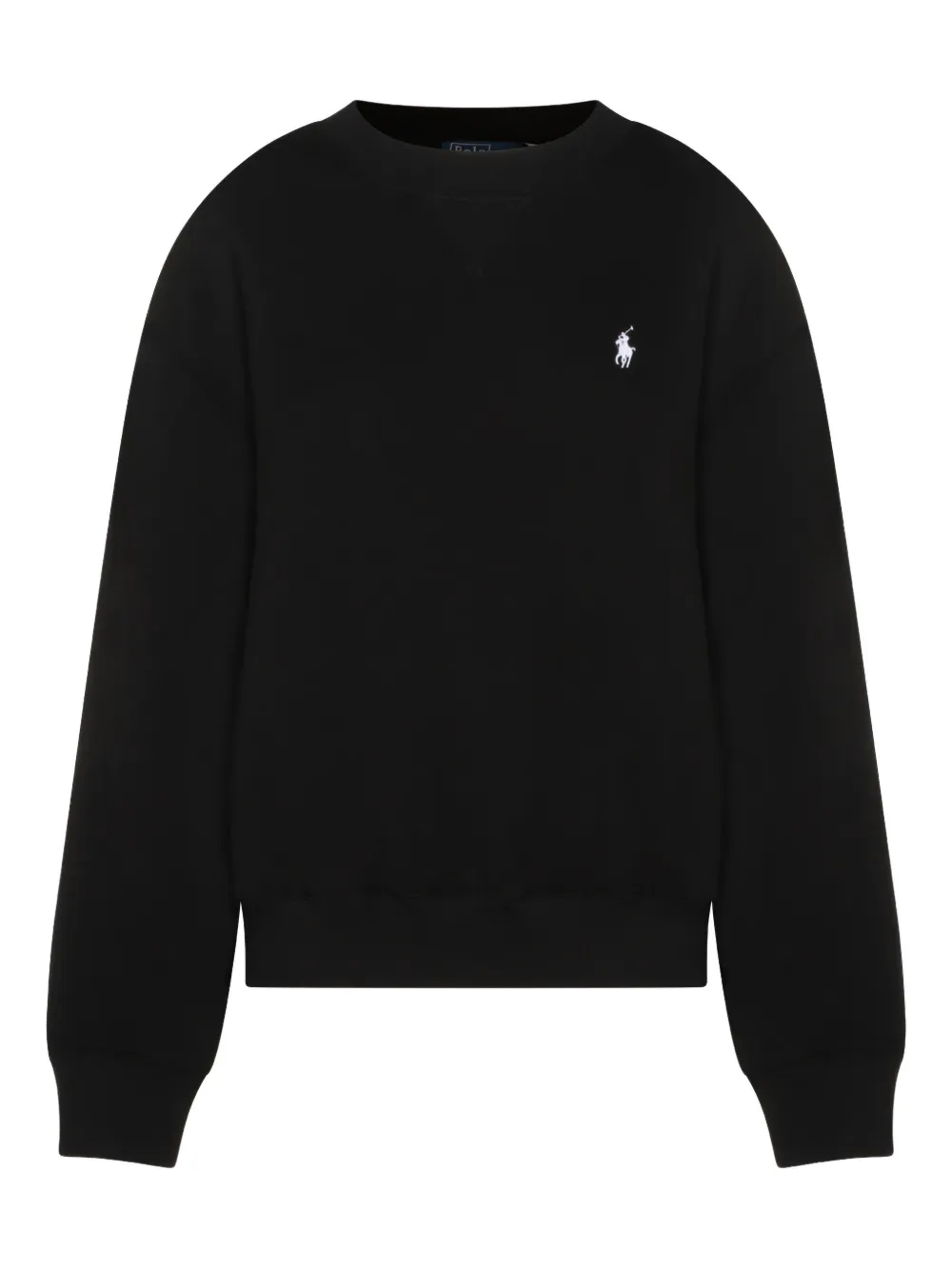 Polo Ralph Lauren logo-embroidery crew-neck sweater - Nero