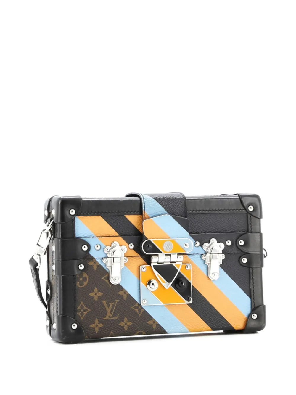 Louis Vuitton Pre-Owned Petite Malle Handbag Limited Edition Monogram Canvas clutch bag - Schwarz