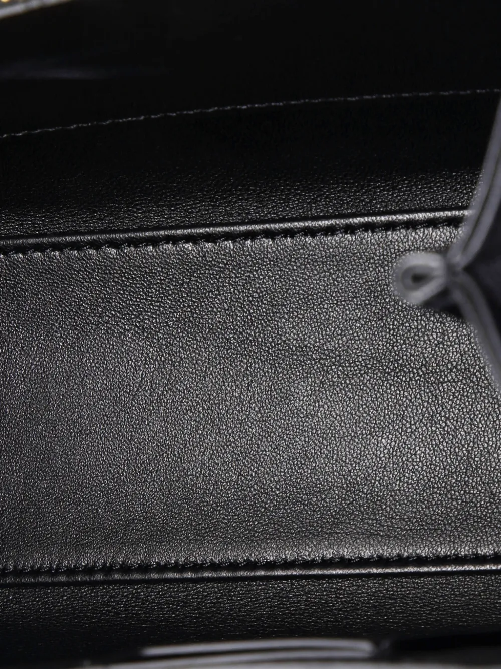 Pre-owned Valentino Garavani One Stud Top Handle Flap Bag Leather Small Shoulder Bag In Black