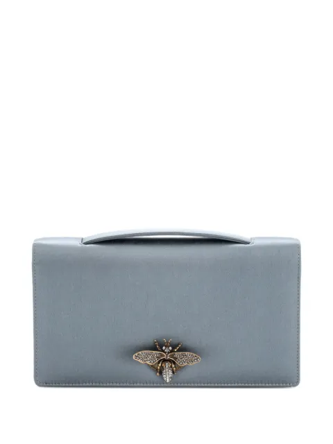 Christian Dior Pre-Owned Bee Satin clutch bag