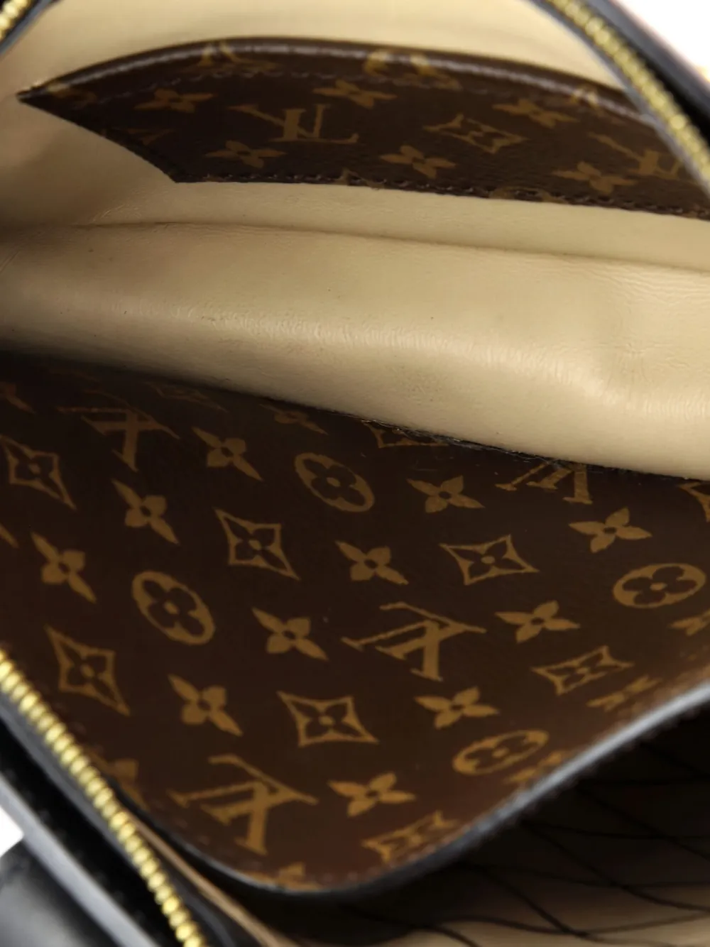 Trunk Reverse Monogram Canvas Clutch Bag