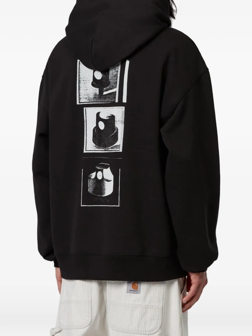 Carhartt WIP Hoodie met print Zwart