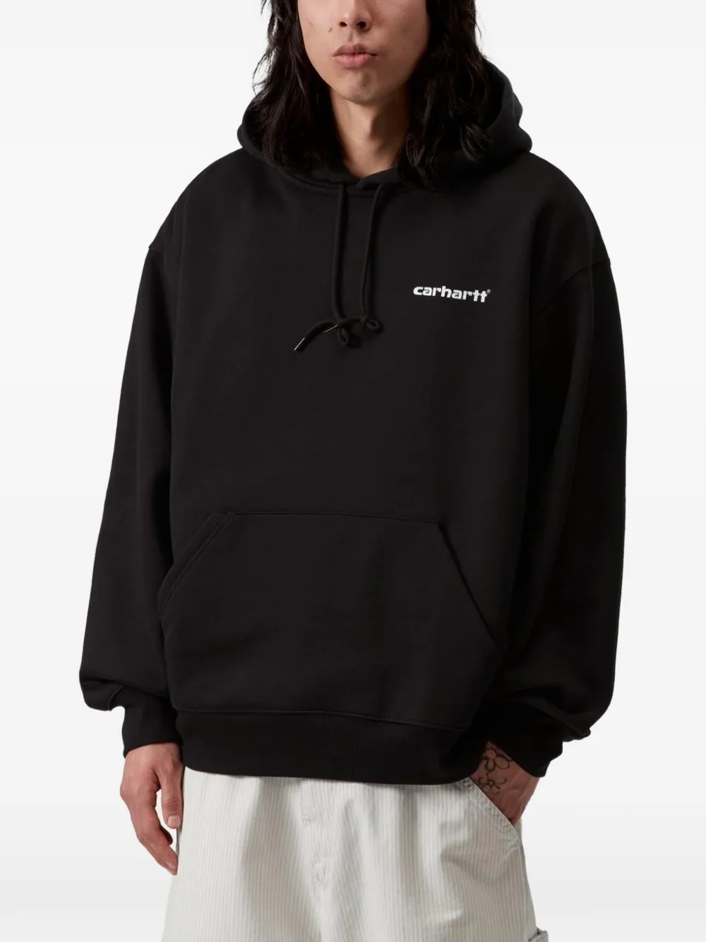 Carhartt WIP Hoodie met print Zwart