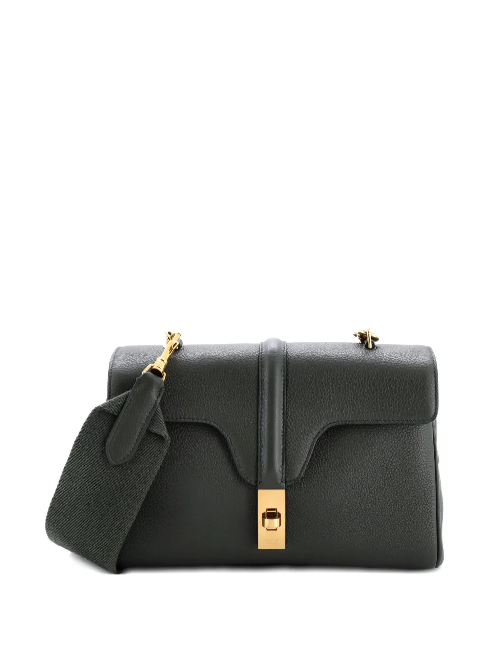 Celine Pre-Owned Soft 16 Bag Grainy Calfskin Teen shoulder bag - Verde