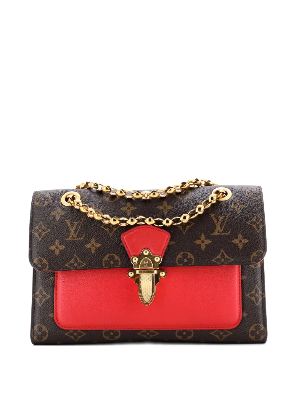 Louis Vuitton Pre-Owned Victoire Handbag Monogram Canvas and Leather shoulder bag - Marrone