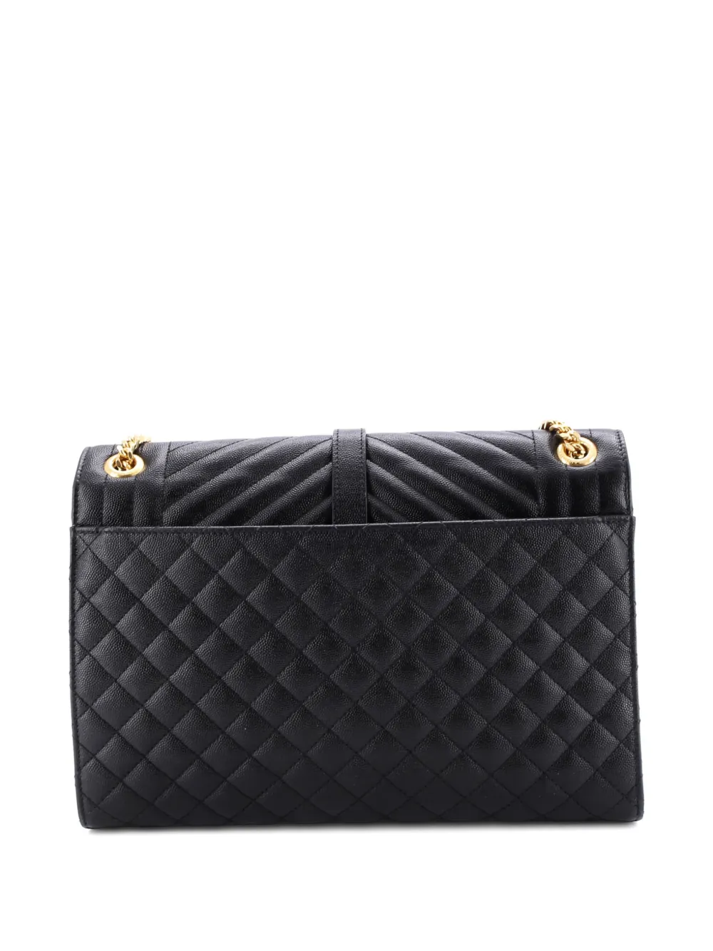 Saint Laurent Pre-Owned Classic Monogram Envelope Satchel Mixed Matelasse Leather Large shoulder bag | Pre-Owned | Image 2