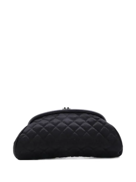 CHANEL Pre-Owned Timeless Quilted Satin clutch bag